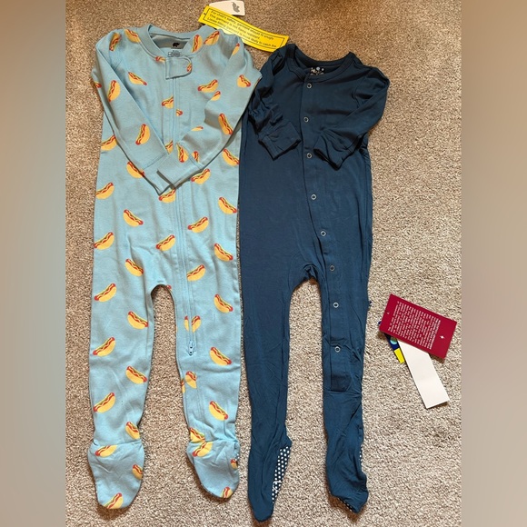 NWT Kickee Pants & Monica & Andy pajama bundle 18-24 months - Picture 1 of 5